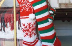 Christmas Knitting Patterns Free Pattern Knit A Christmas Stocking Pattern Hobcraft