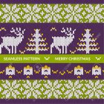 Christmas Knitting Patterns Seamless Christmas Knitting Pattern With Deers Royalty Free Cliparts