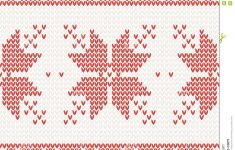 Christmas Knitting Patterns Seamless Knitted Pattern With Christmas Ornament Stock Vector