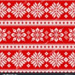 Christmas Knitting Patterns Seamless Knitting Pattern Snowflakes Scandinavian Style Stock