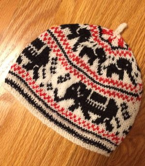 Colorwork Knitting Patterns Free Free Knitting Pattern For Elephant Hat Child Sized Colorwork