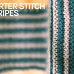 Colorwork Knitting Patterns Free Garter Stitch Stripes Simple Colorwork Knitting Tutorial With Anne