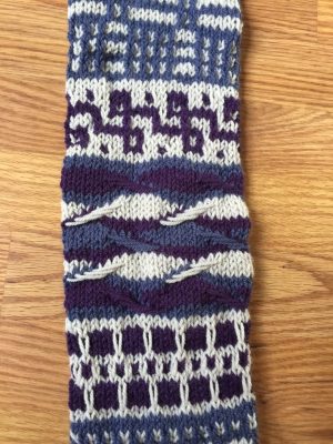 Colorwork Knitting Patterns Free Slip Stitches Knitting Of A Different Stripe Interweave