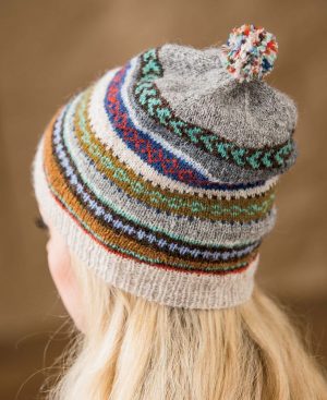 Colorwork Knitting Patterns Hats Knitting Pattern For Tilting Fair Isle Hat And Mitts Bands Of