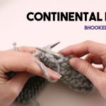 Continental Knitting Purl How To Knit The Continental Purl Youtube
