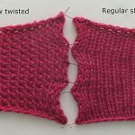 Continental Knitting Purl Nefs Short Guide On Twisted Stitches Knitting