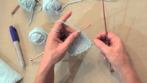 Continental Knitting Tutorial Knit One Purl One Ribbing Tutoriala Continental Knitting Lesson