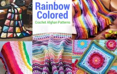 Crochet Afghan Patterns Colorfully Bold 26 Rainbow Colored Crochet Afghan Patterns Stitch
