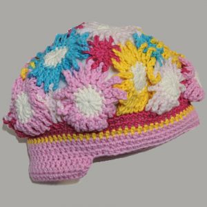 Crochet Alligator Hat Flower Power Hat Crochelina