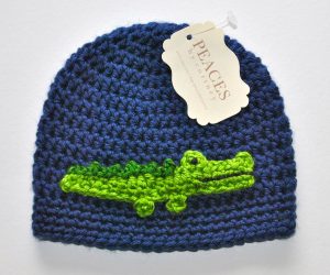 Crochet Alligator Hat Newborn Alligator Hat Navy Blue Alligator Or Crocodile Ba Hat