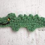 Crochet Alligator Pattern Free A Is For Alligator Crochet Alligator Applique Repeat Crafter Me