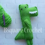 Crochet Alligator Pattern Free Bsquare Crochet Mighty The Alligator Free Crochet Pattern