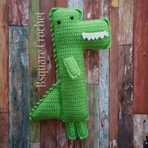 Crochet Alligator Pattern Free Bsquare Crochet Mighty The Alligator Free Crochet Pattern