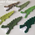 Crochet Alligator Pattern Free Free Crochet Pattern Tutorial Alligator Applique
