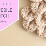 Crochet Alligator Stitch Crochet How To Crochet The Crocodile Stitch Bella Coco Youtube