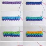 Crochet Alligator Stitch Sequins Stitch Crochet Pattern Tutorial Crochet Pinterest