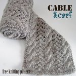 Crochet And Knitting Patterns Cable Crochet Scarf Pattern Crochet And Knit