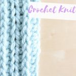 Crochet And Knitting Patterns Crochet How To Crochet The Knit Stitch Bella Coco Youtube