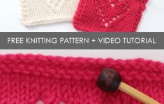 Crochet And Knitting Patterns How To Knit Lace Hearts Knit Stitch Pattern With All Things Knit