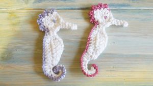 Crochet Applique Patterns Free Animal Crochet How To Crochet A Seahorse Yarn Scrap Friday Youtube