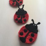 Crochet Applique Patterns Free Animal Crochet Ladybug Applique Pattern Pinterest Free