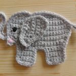 Crochet Applique Patterns Free Animal How To Crochet An Elephant Application Applique Youtube