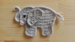 Crochet Applique Patterns Free Animal How To Crochet An Elephant Application Applique Youtube