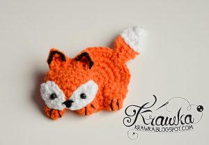 Crochet Applique Patterns Free Animal Krawka Fox Brooch Free Pattern