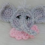 Crochet Applique Patterns Free Cute Elephant Applique Crochet Pattern Cool Crotchet Pinterest