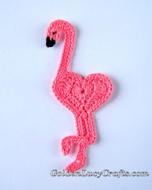 Crochet Applique Patterns Free Flamingo Crochet Pattern Crochet Pattern Free Crochet Applique