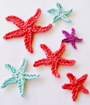 Crochet Applique Patterns Free Flower Girl Cottage Free Starfish Crochet Pattern