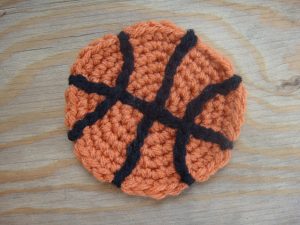 Crochet Applique Patterns Free Mels Bits Pieces Free Basketball Applique Pattern