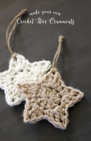 Crochet Applique Patterns Free Simple Crochet Stars Free Ornament Pattern Holiday Christmas