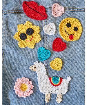 Crochet Applique Patterns Free Simple Free Crochet Pattern For Cute And Modern Applique Crochet Kingdom
