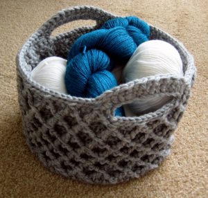 Crochet Basket Pattern Diamond Trellis Basket Make My Day Creative