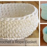 Crochet Basket Pattern How To Crochet A Basket Youtube