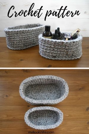 Crochet Basket Pattern How To Make Your Own Oval Baskets Free Pattern Blogger Crochet