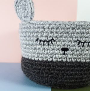 Crochet Basket Pattern Little Bear Crochet Basket Pattern