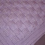 Crochet Basket Weave Blanket Cousin Crystals Crocheted Basket Weave Ba Blanket Yarn Over