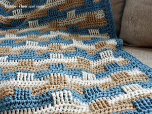 Crochet Basket Weave Blanket Crochet Afghan And Stenciled Pillow Vintage Paint And More