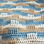 Crochet Basket Weave Blanket Crochet Afghan And Stenciled Pillow Vintage Paint And More