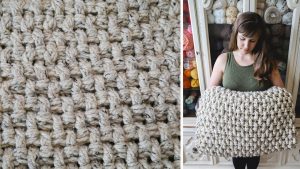 Crochet Basket Weave Blanket Crochet Mini Basket Weave Stitch Tutorial Youtube