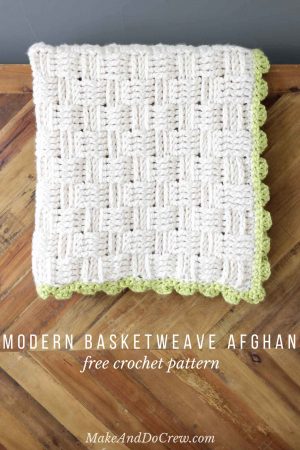 Crochet Basket Weave Blanket Modern Crochet Basket Weave Blanket Free Pattern