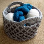Crochet Baskets Free Patterns Diamond Trellis Basket Make My Day Creative