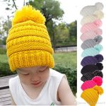 Crochet Beanies For Kids 2019 2018 Winter Kids Knit Hats Boys Girls Woolen Beanie Children