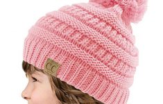 Crochet Beanies For Kids 2019 Cc Beanie Kids Knitted Hats Kids Chunky Skull Caps Winter Cable