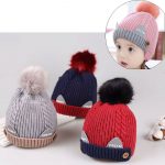Crochet Beanies For Kids Ba Winter Warm Hat Kids Knitted Cap Crochet Solid Children Beanies