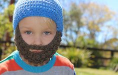 Crochet Beanies For Kids Bearded Beanie Crochet Pattern