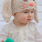 Crochet Beanies For Kids Free Crochet Bunny Hat Pattern Newborn Toddler Make Do Crew