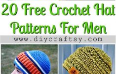 Crochet Beanies For Men 20 Free Crochet Hat Patterns That Adorable For Mens Diy Crafts